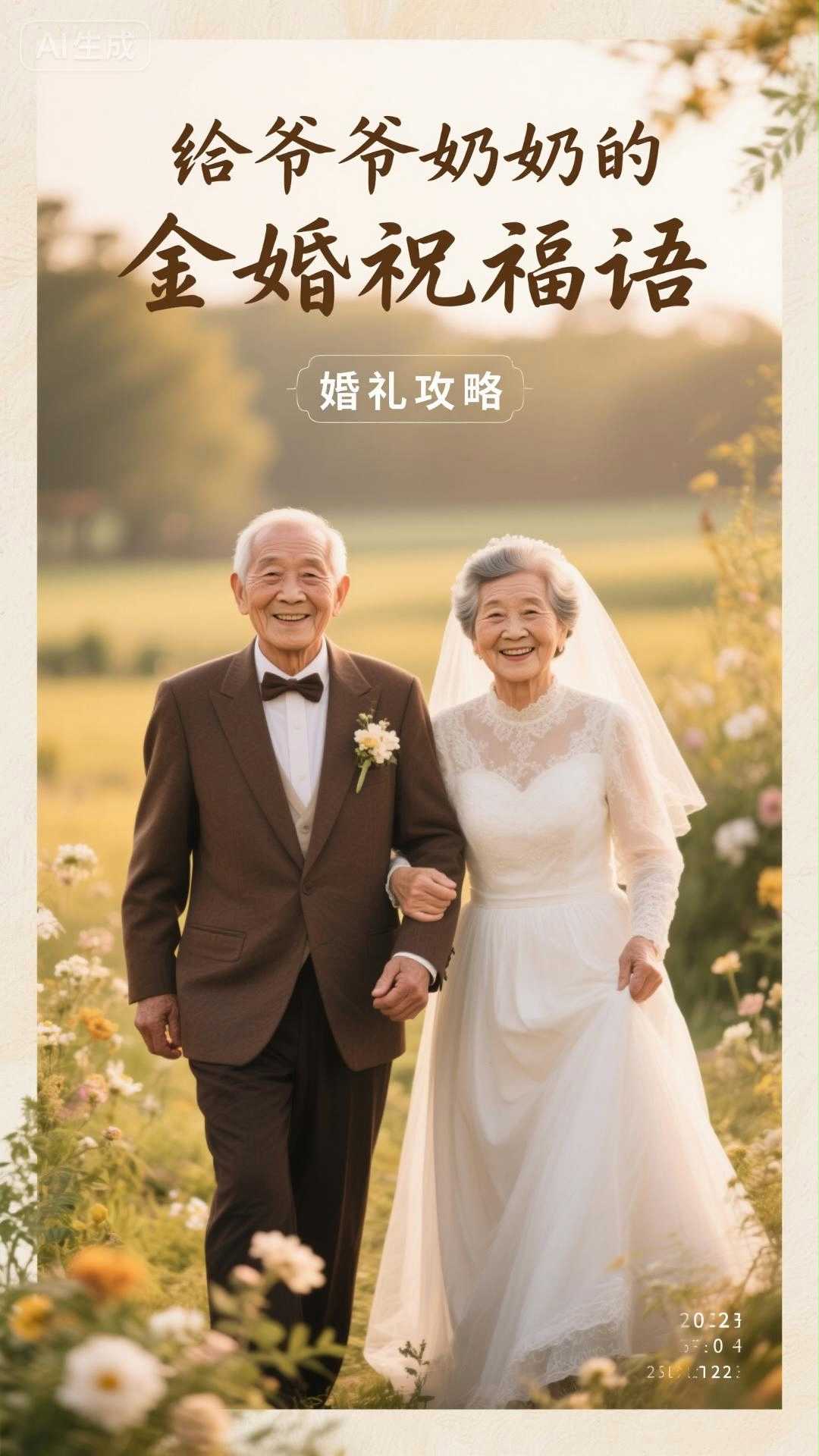 1257.婚礼攻略之给爷爷奶奶的金婚祝福语