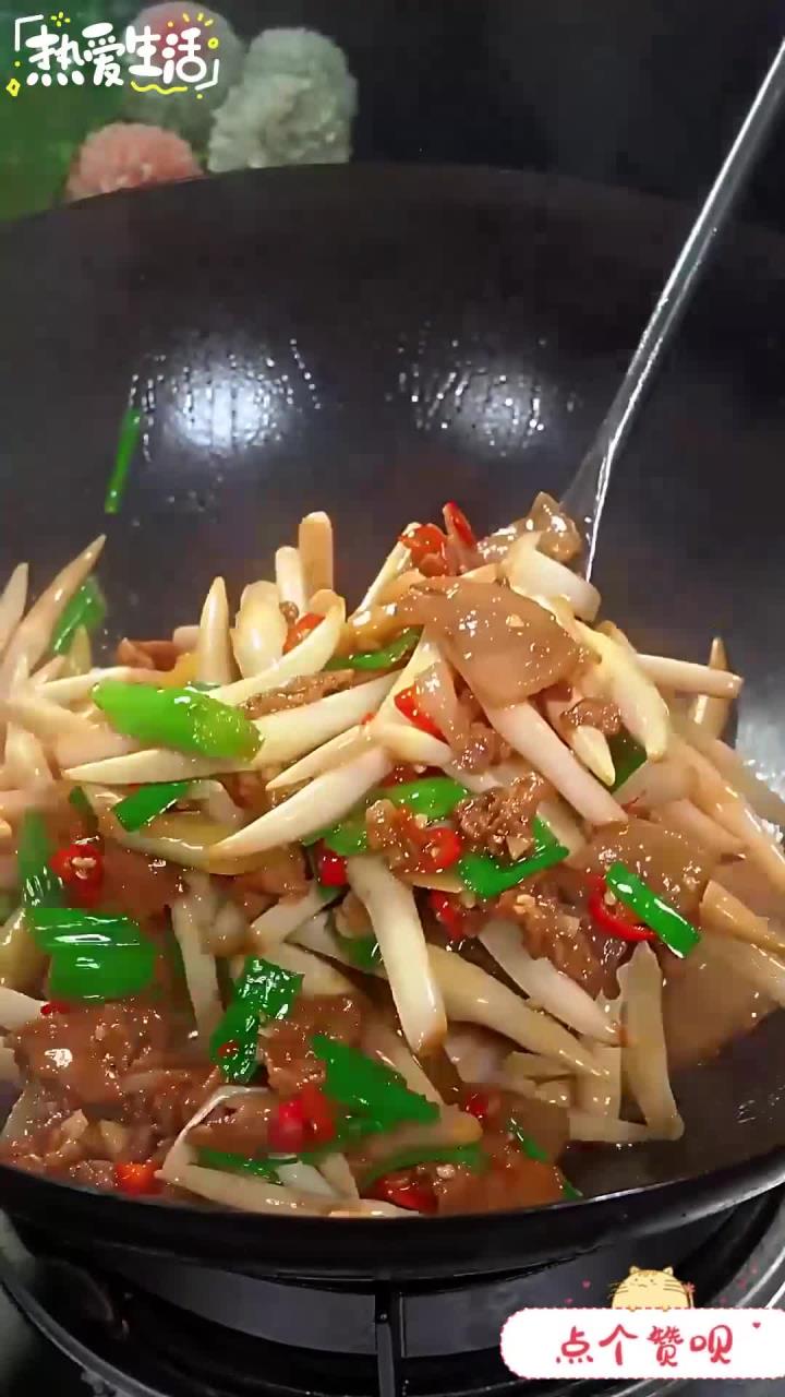 酸辣爽口的藕尖炒肉真的太下饭了