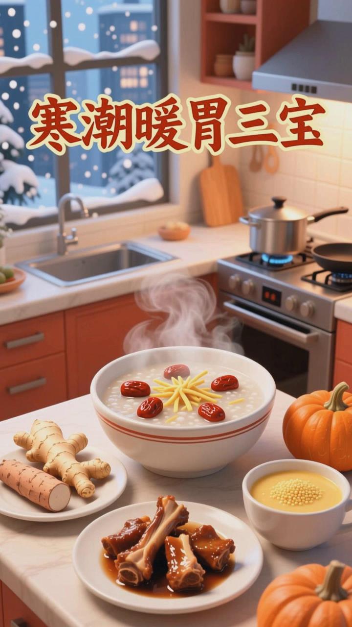 寒潮养生:肠胃保暖食谱!3道暖胃菜,易做又营养!