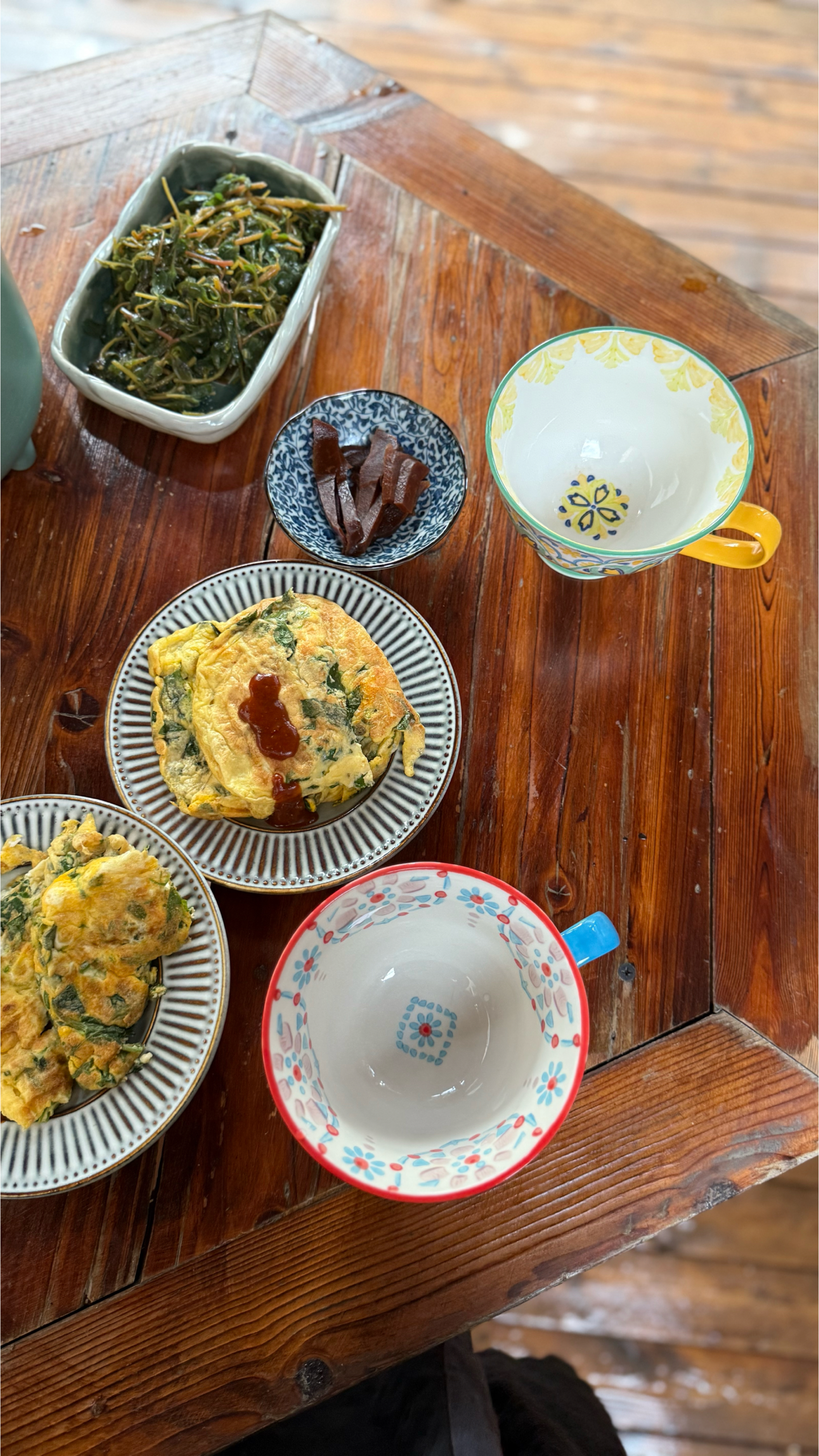 做个苋菜鸡蛋饼,开启美好的一天,早上好