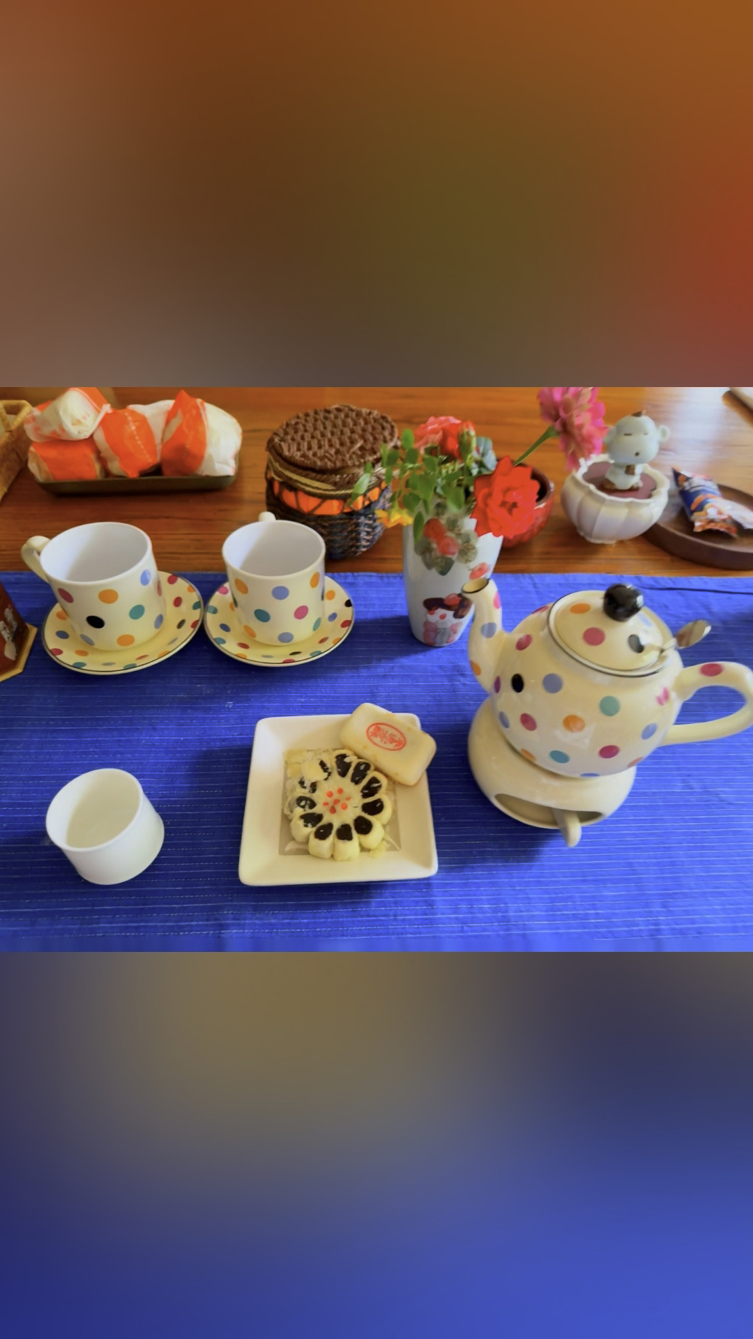 枣泥方酥,伯爵红茶,轻断食的晚餐,晚上好