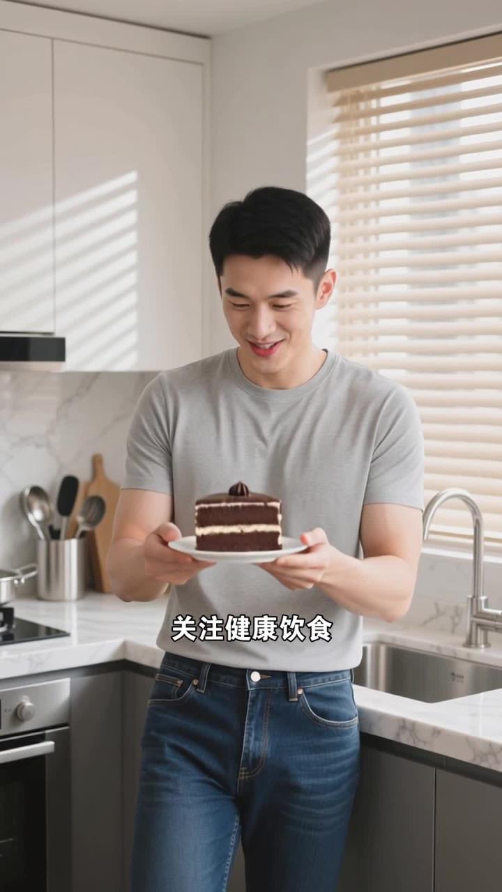 少吃巧克力蛋糕,控制热量