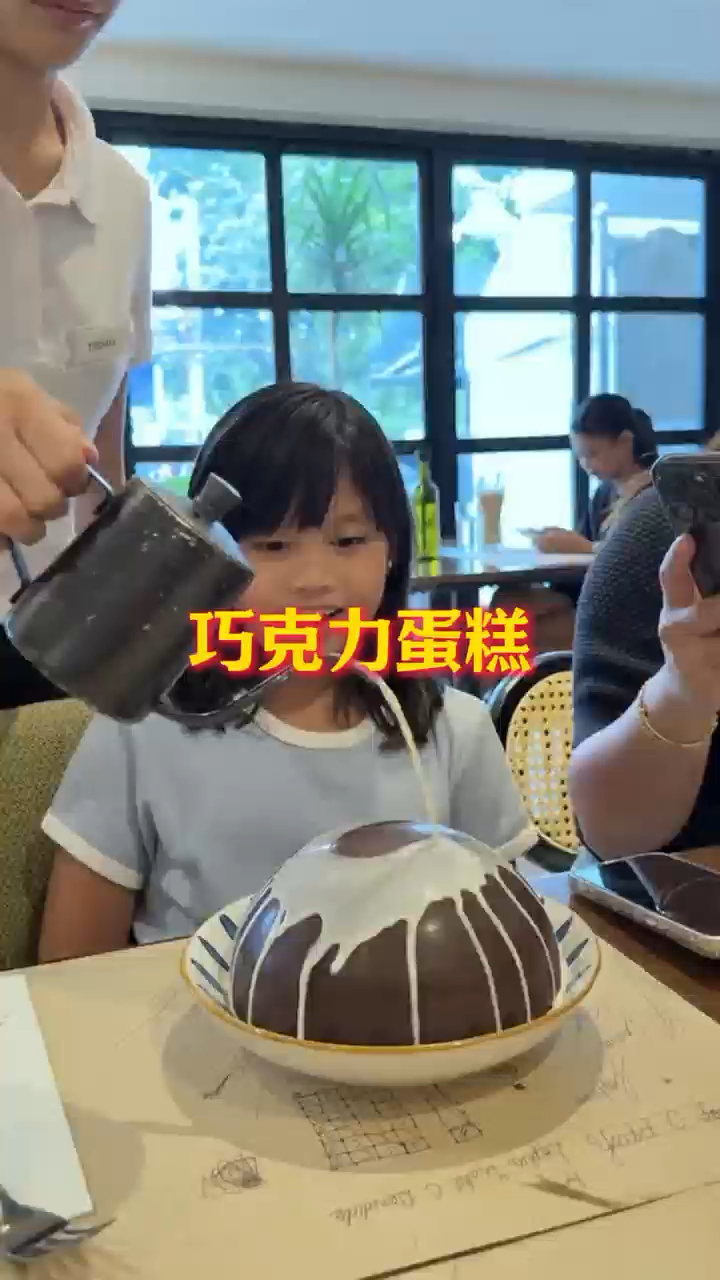这巧克力蛋糕还怎么吃啊