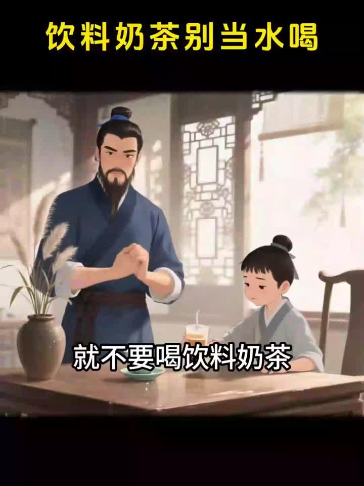 饮料奶茶能不喝最好,喝也别当水喝