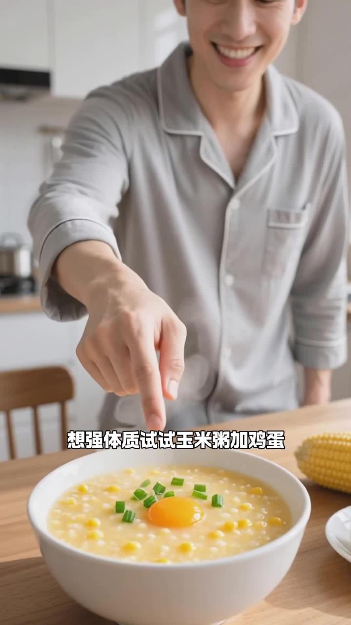 想强体质?玉米粥加鸡蛋,补能提免疫