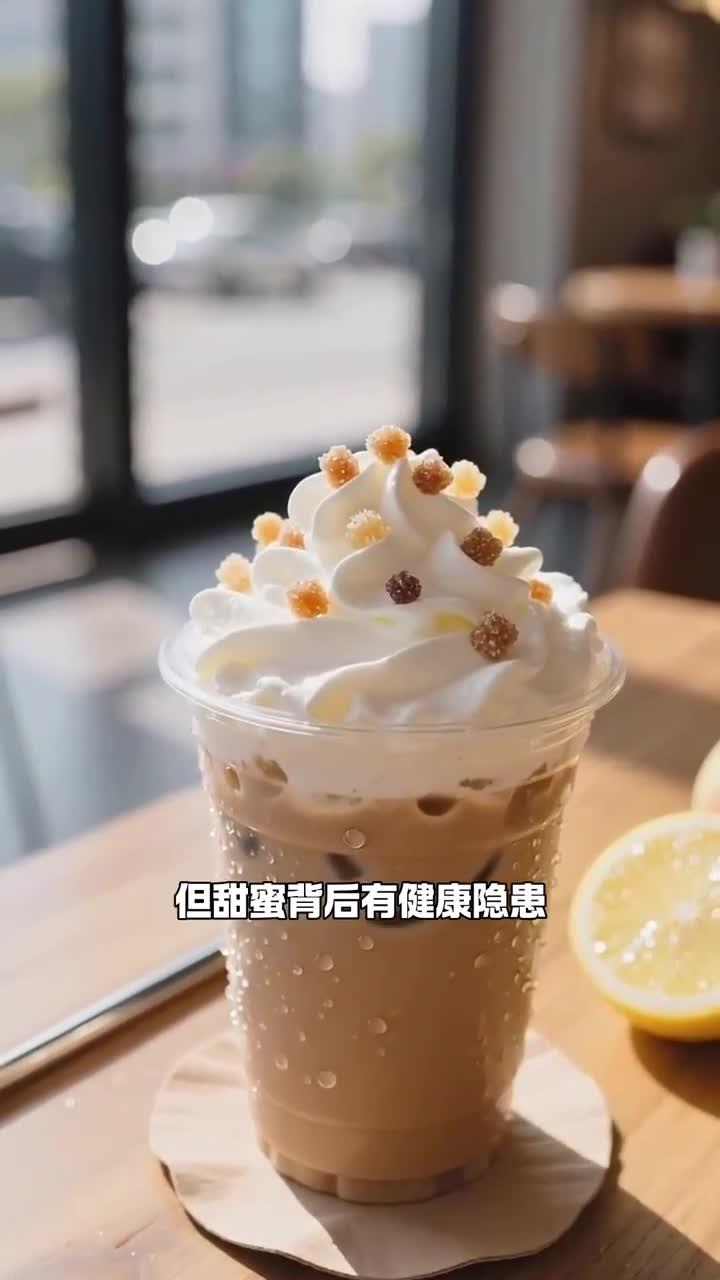 少喝奶茶,换淡茶水,不摄糖不发胖