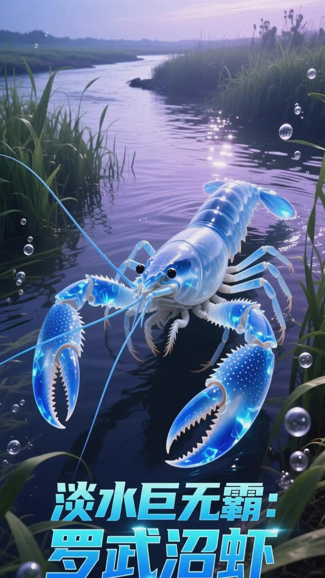 体型最大的淡水虾,罗氏沼虾