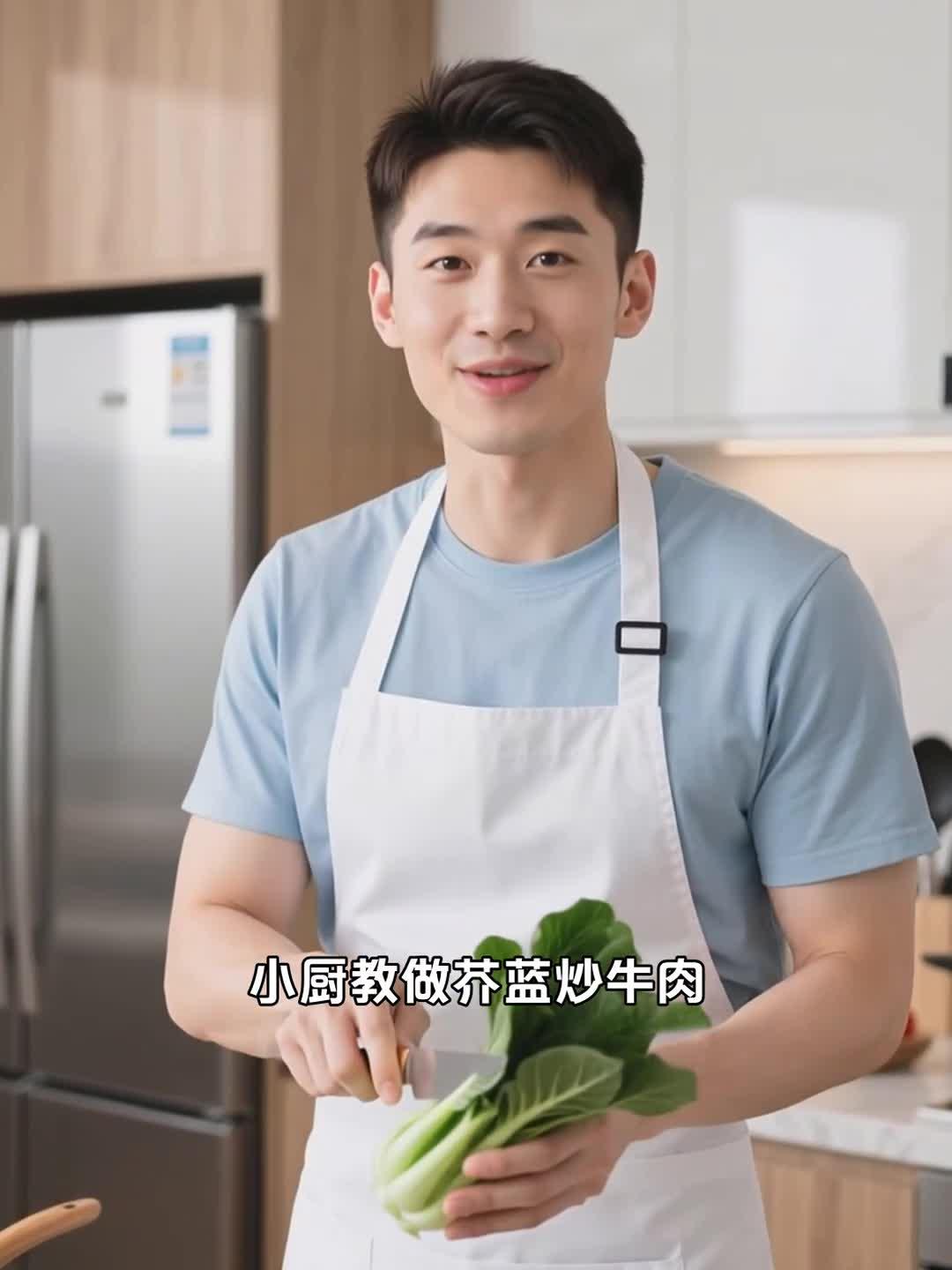 流感期间食护，新鲜芥蓝炒牛肉促健康养生
