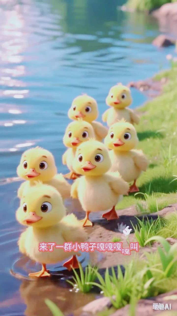 0-6岁儿歌来了一群小鸭子