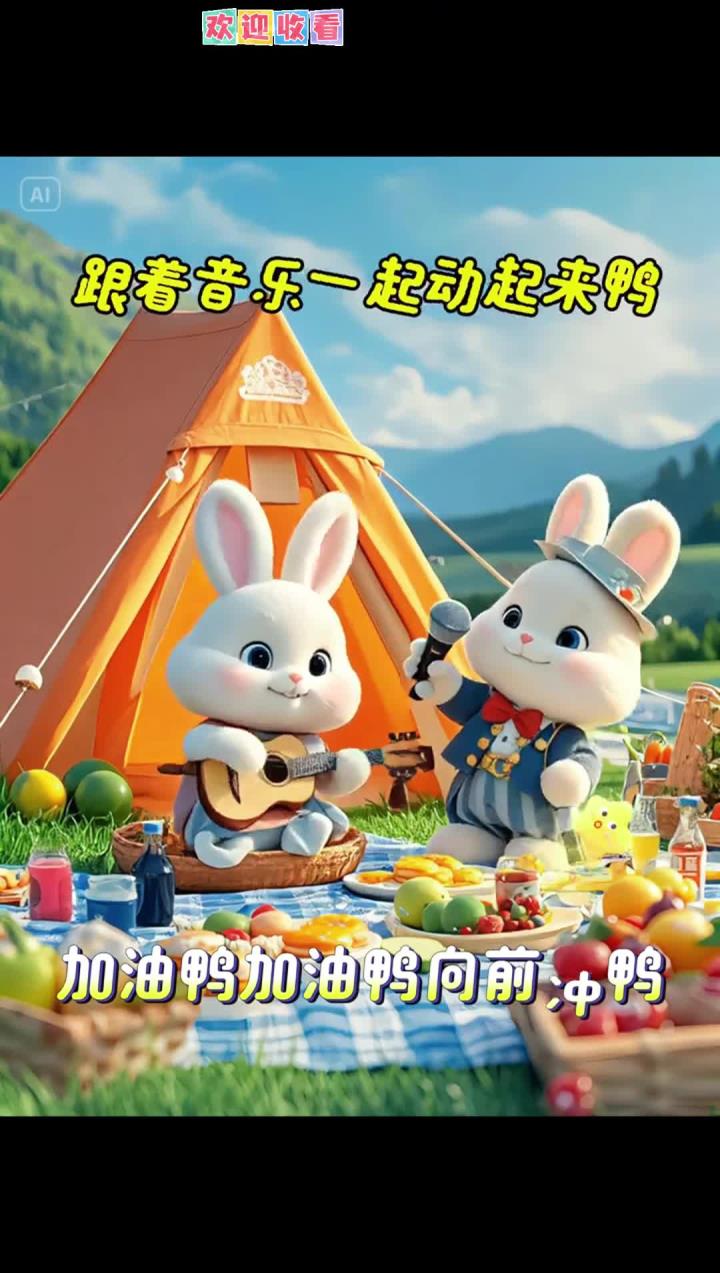 启蒙早教儿歌《加油鸭》向前冲鸭
