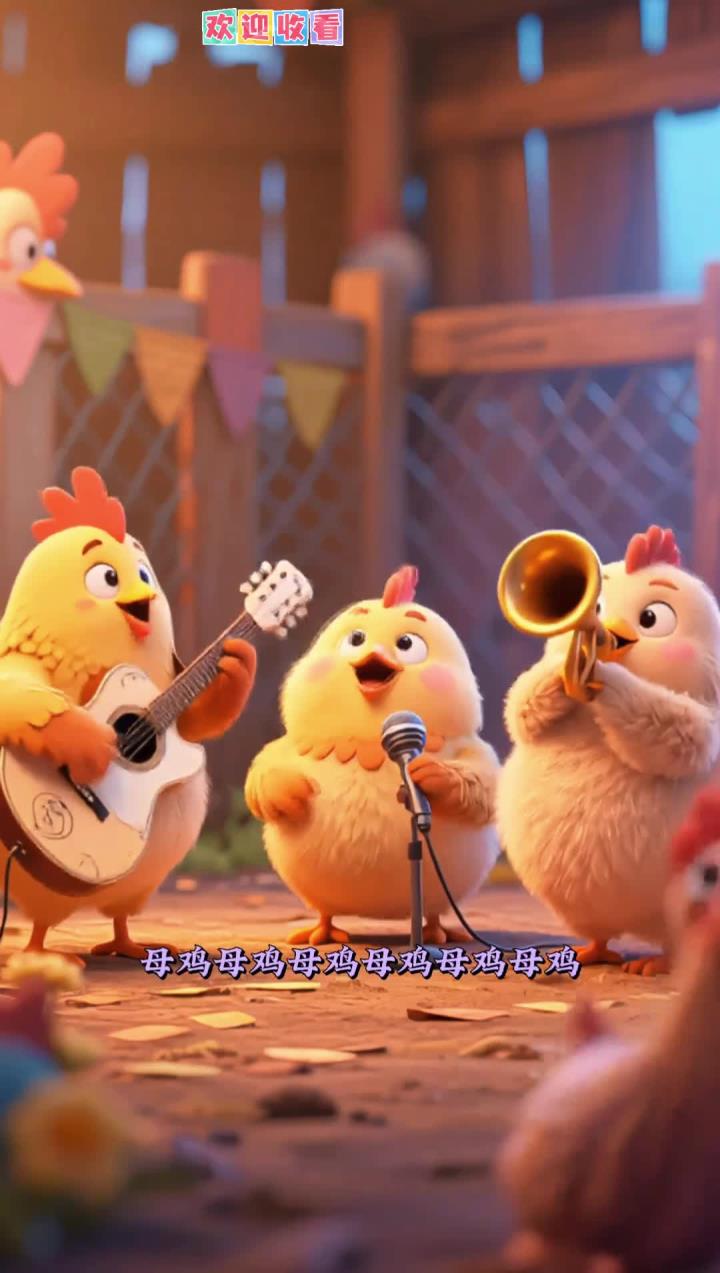 启蒙早教儿歌《小鸡小鸡咯咯哒》