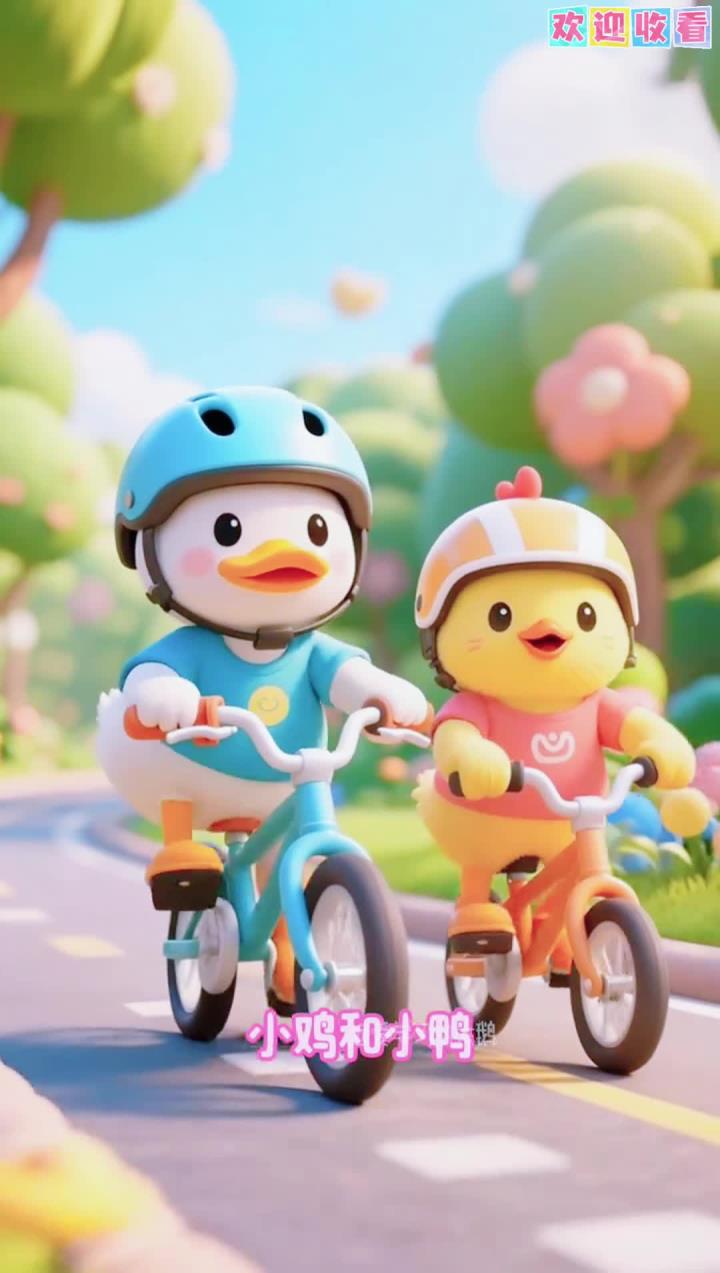 启蒙早教儿歌《小鸡和小鸭》,早教儿歌,动画启蒙,儿歌动画,跳舞儿歌,贝乐虎儿歌