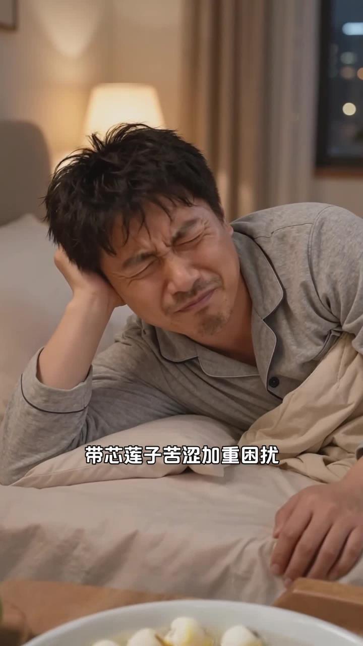 压力大失眠别带心莲子！去芯煲汤，不苦不涩，安神更好入睡