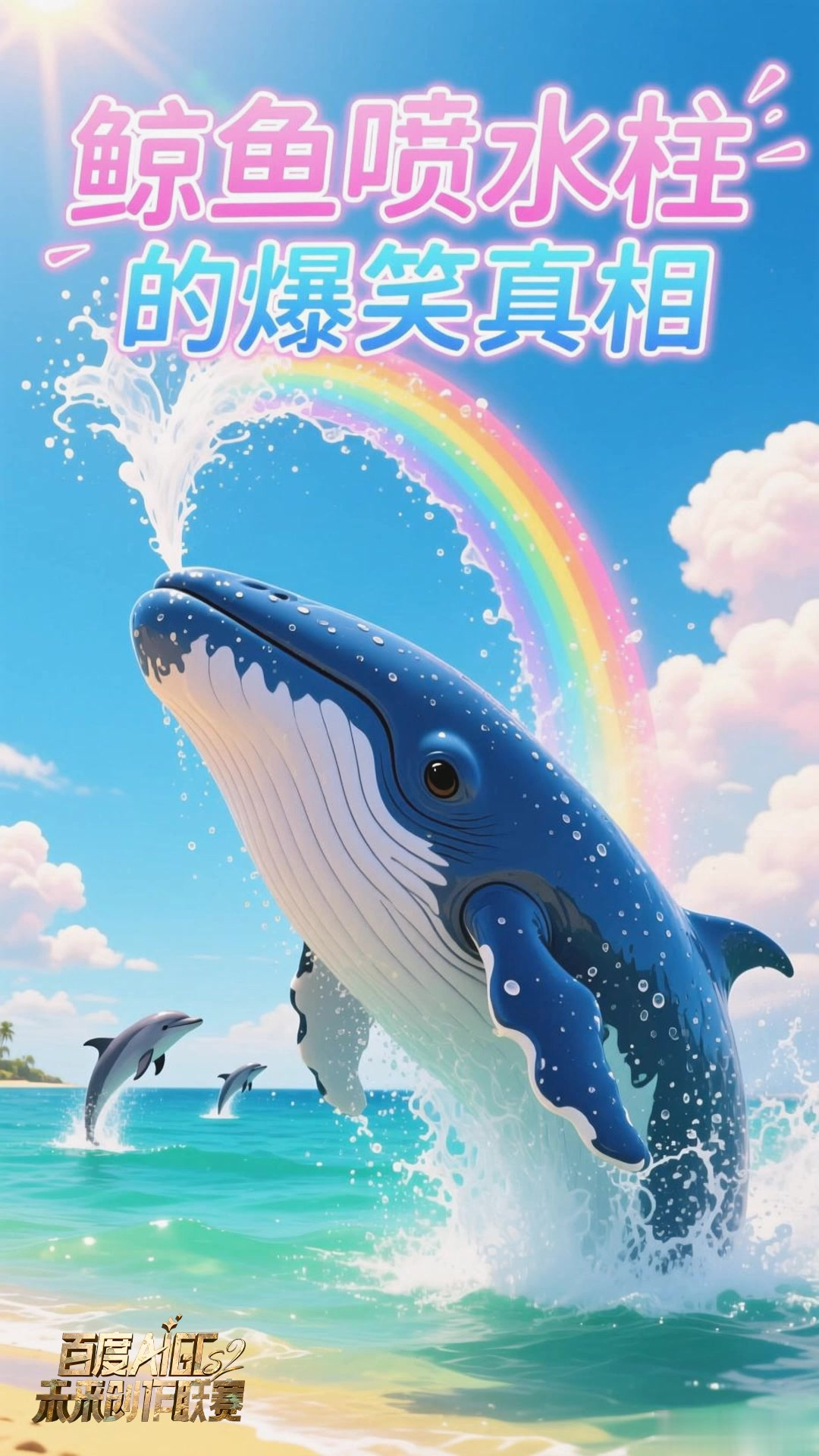 鲸鱼的呼吸孔:不同水柱形态的奥秘与功能