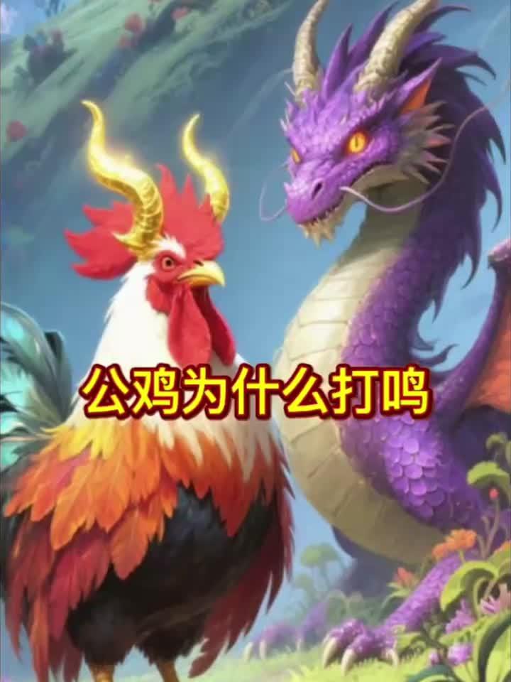 民间故事，公鸡为什么打鸣