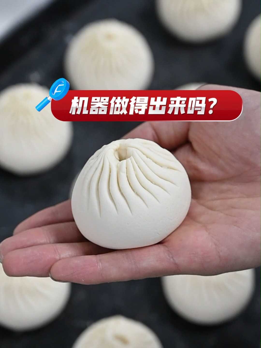 22褶仿手工包子,机器能做得出来吗?