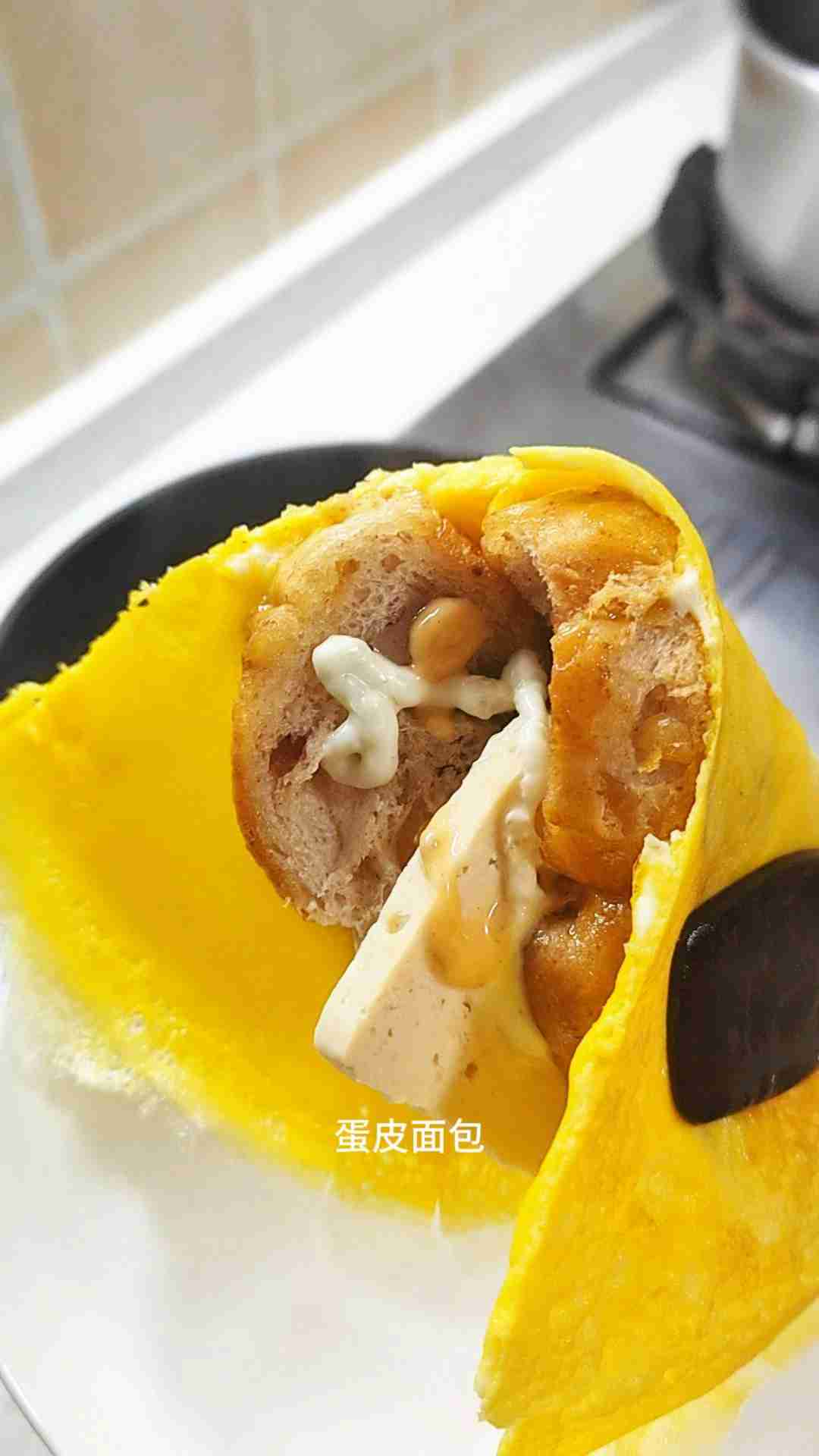 5分钟搞定懒人减脂餐，蛋皮三明治