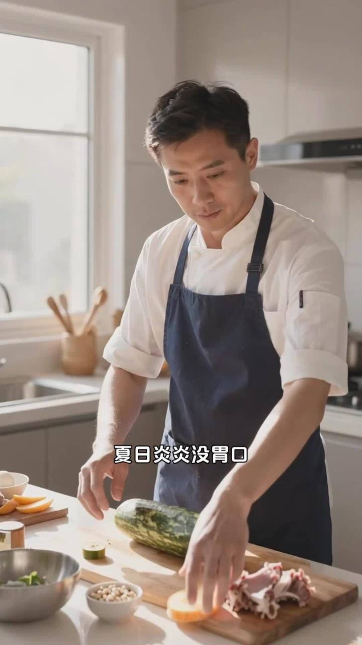 夏日常食冬瓜薏米排骨汤,清热利湿补营养,暑天饮食好滋味