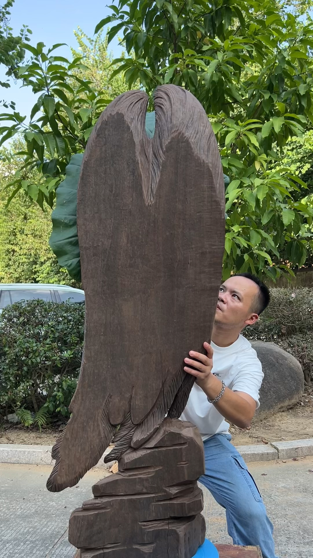 雕了60天时间的,木雕艺术,请用艺术眼光欣赏