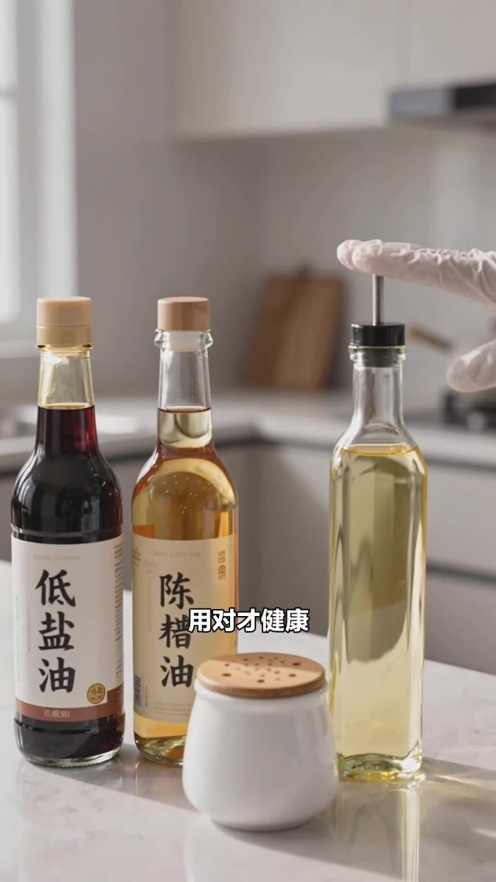 酱油、醋、盐、油,厨房四宝,怎么用更符合健康养生理念?