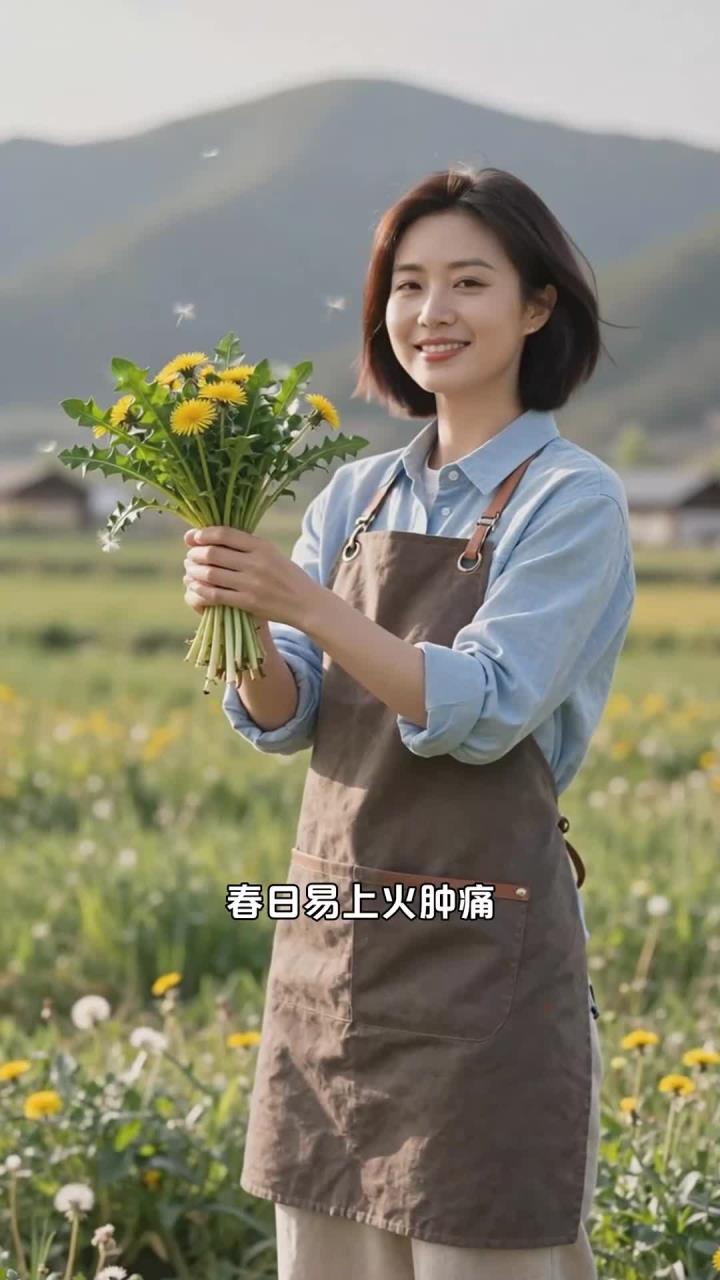 春日多食鲜蒲公英凉拌菜，清热解毒消肿痛，尝得山野清鲜味