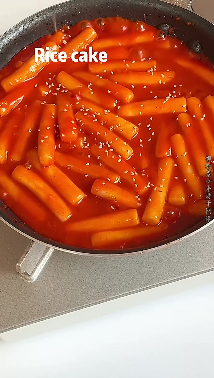 韩国街头同款韩式炒年糕甜辣过瘾巨好吃！