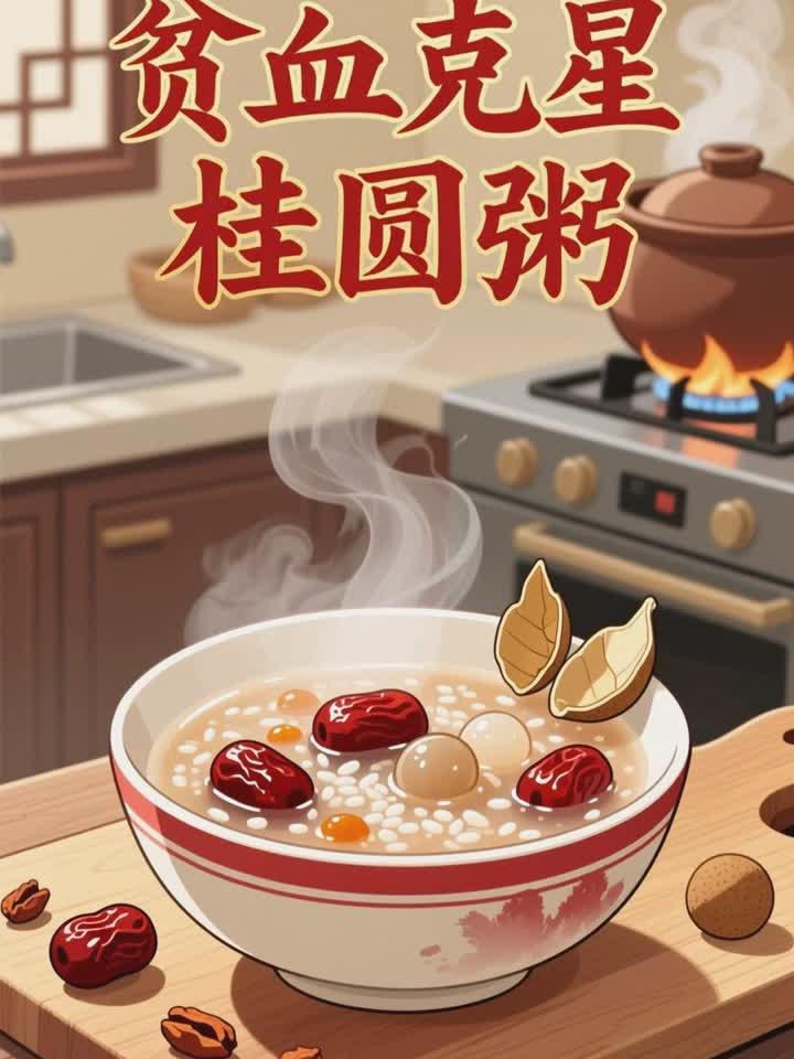 贫血吃桂圆粥,补血安神