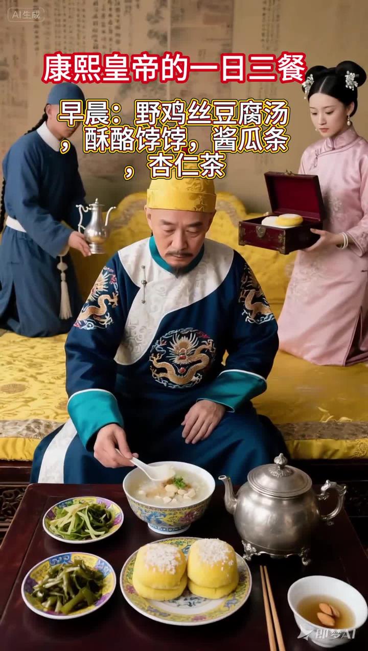 康熙帝的日常,三餐背后的秘密,皇家饮食的独特之处