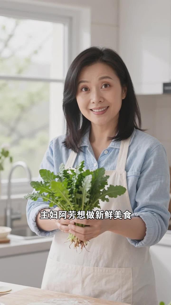 春季吃荠菜 包饺子馅 鲜香超美味