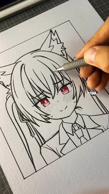 教你画一个黑见芹香（绘画工具在主页小店）