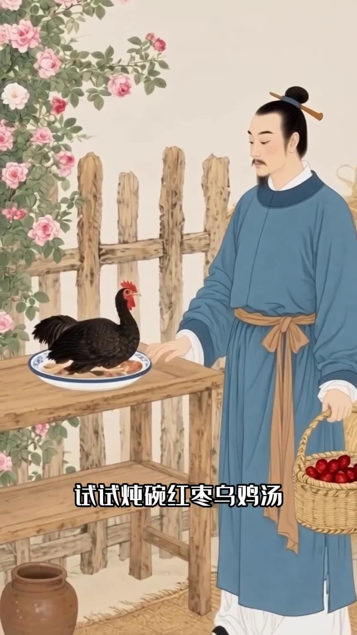 产后气血虚:炖碗红枣乌鸡汤,补气血促恢复