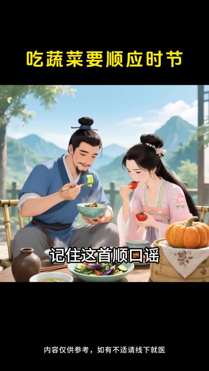 四季吃菜顺口溜!1-12月应季蔬菜表,照着吃更养生