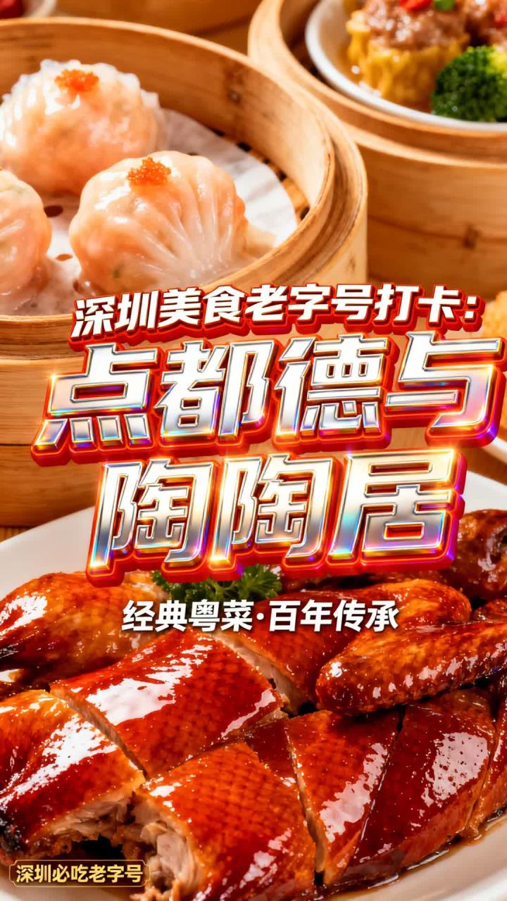 深圳美食老字号打卡:点都德与陶陶居