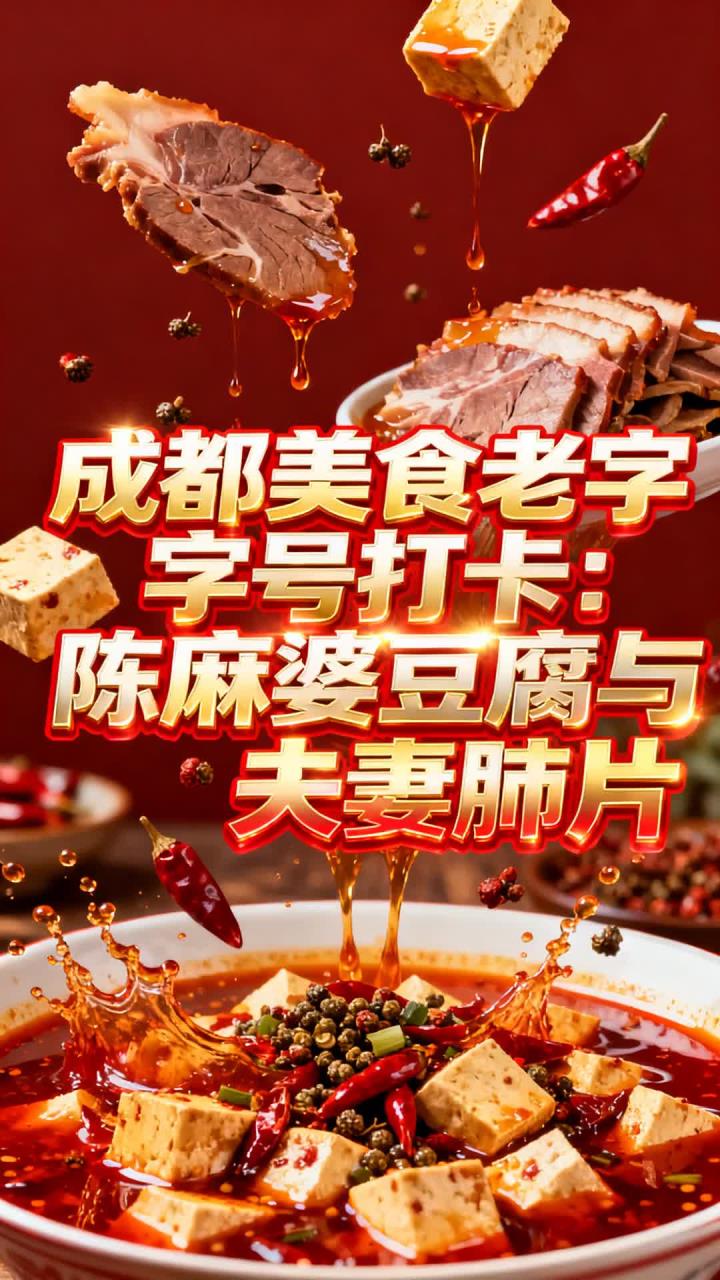 成都美食老字号打卡:陈麻婆豆腐与夫妻肺片