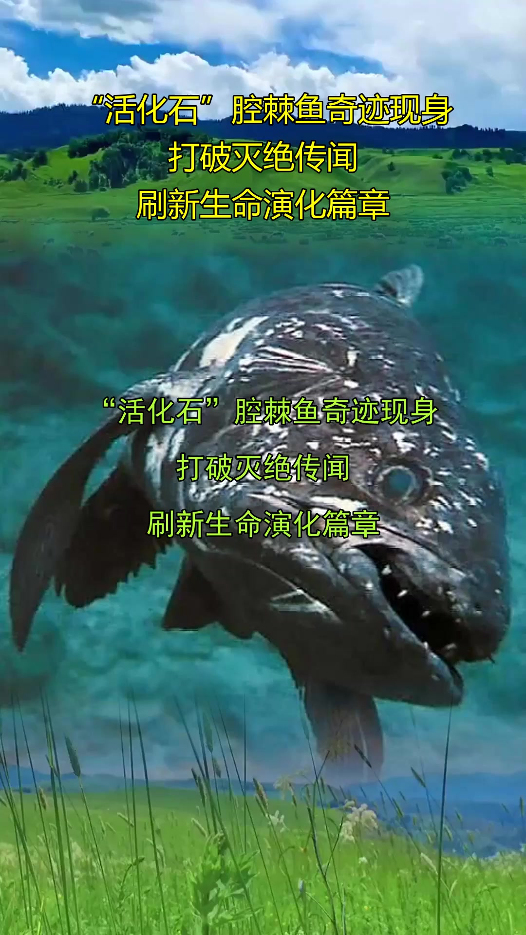 “活化石”腔棘鱼奇迹现身,打破灭绝传闻,刷新生命演化篇章