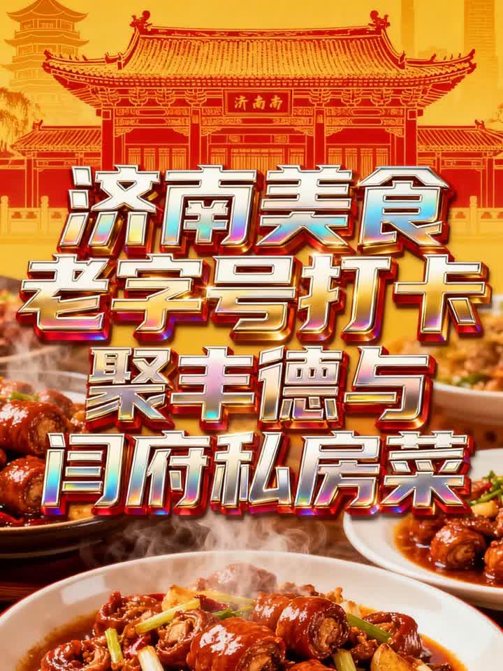 济南美食老字号打卡:聚丰德与闫府私房菜
