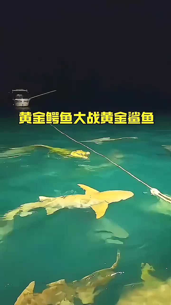 黄金鳄鱼大战黄金鲨鱼
