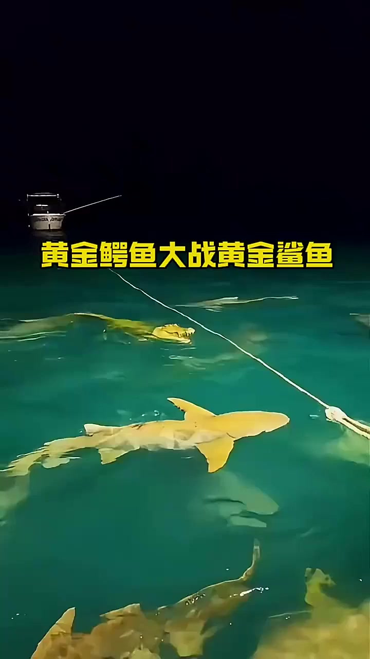 黄金鳄鱼大战黄金鲨鱼