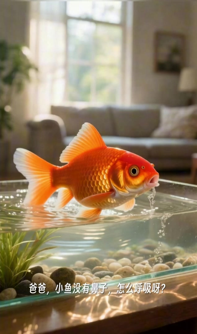 儿童百科故事：为什么鱼会用鳃呼吸？