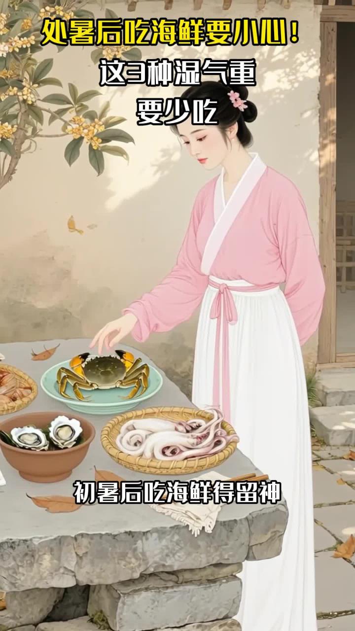 处暑后吃海鲜要小心!这3种湿气重,要少吃