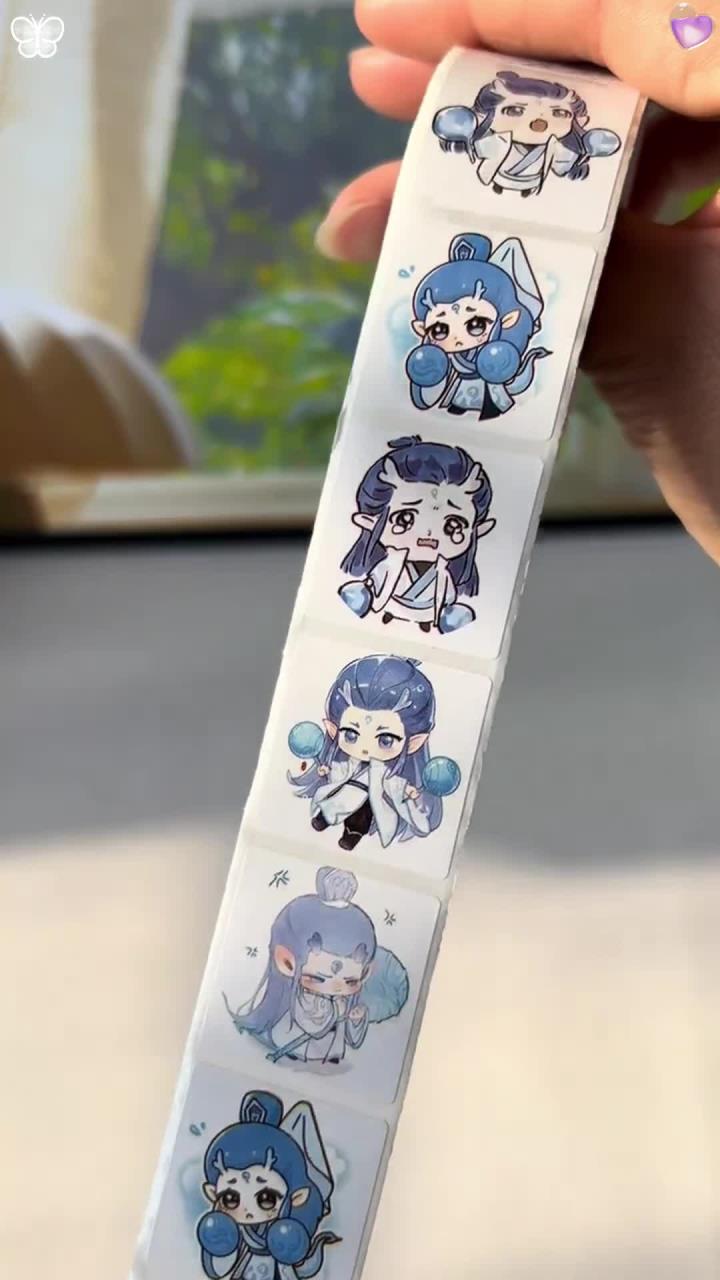 精选好物!小朋友钟情的哪吒卷卷贴,萌帅可做手账