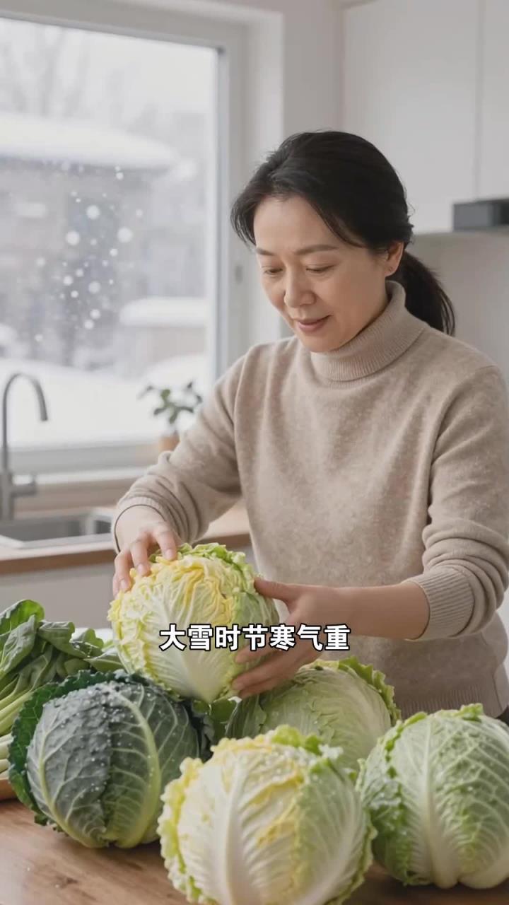大雪时节多吃卷心菜,补充维生素冬季蔬菜好选择