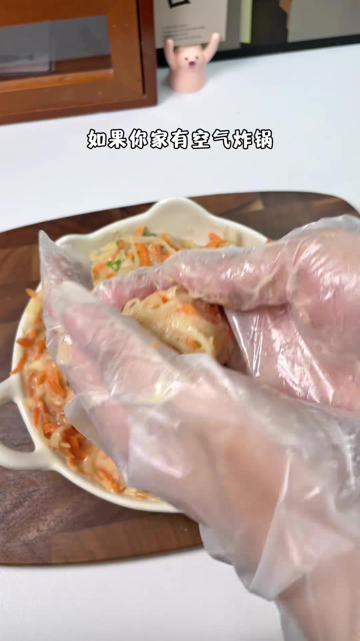 如果家里有空气炸锅 一定要试试这个土豆鲜虾球 保准宝宝爱到停不下来