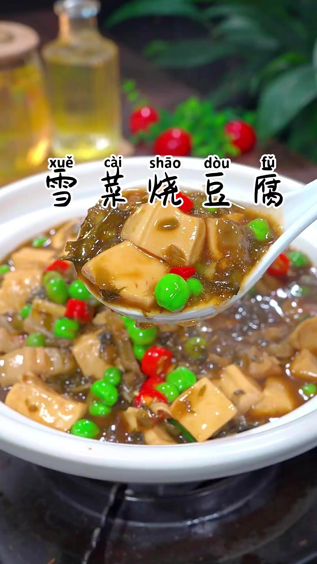 宁波的特色美食雪菜烧豆腐，鲜香入味好吃又下饭
