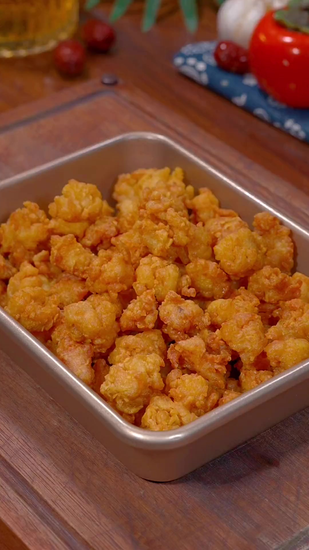 孩子想吃鸡米花，自己在家做，干净又卫生