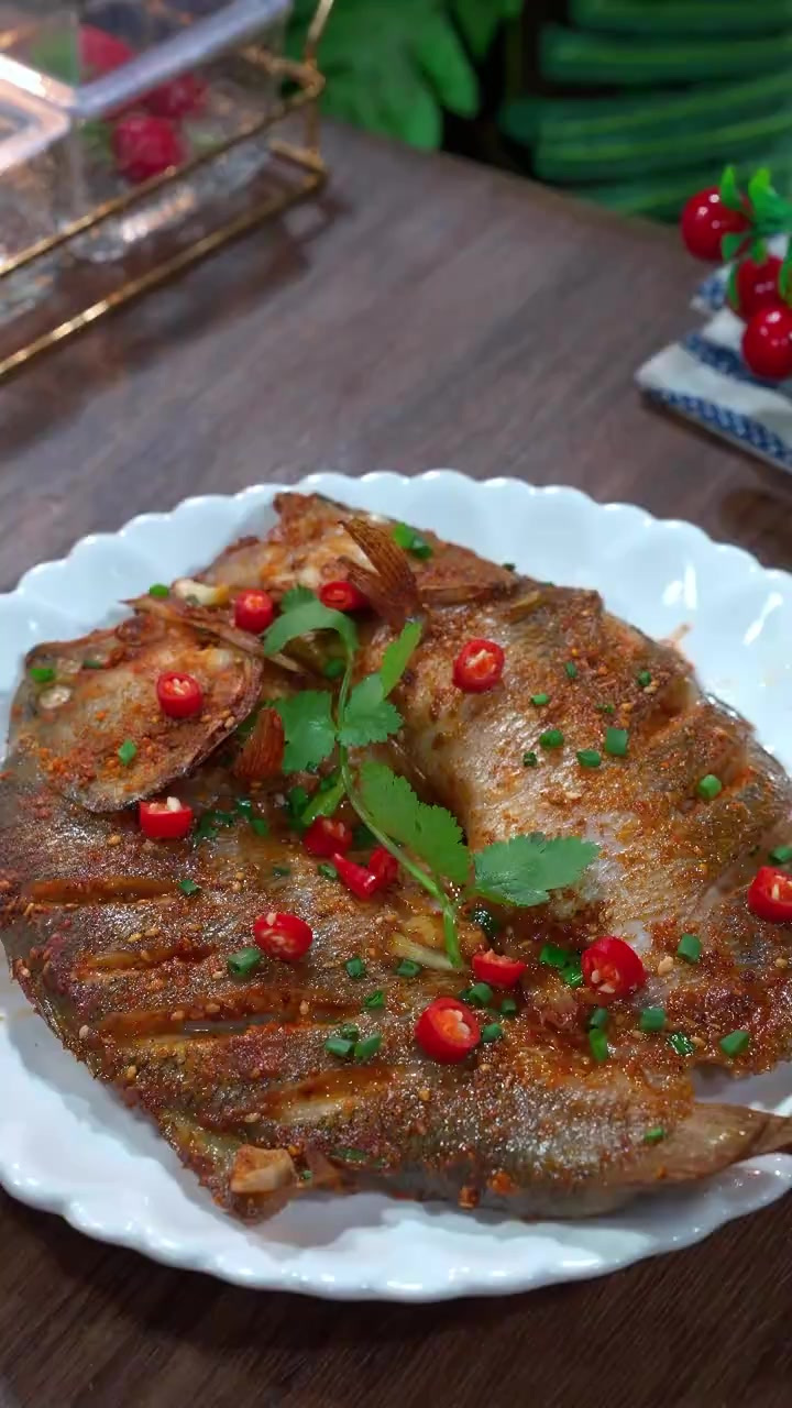 过年家中来客想吃烤鱼你就像我这样做，皮脆柔嫩，非常好吃