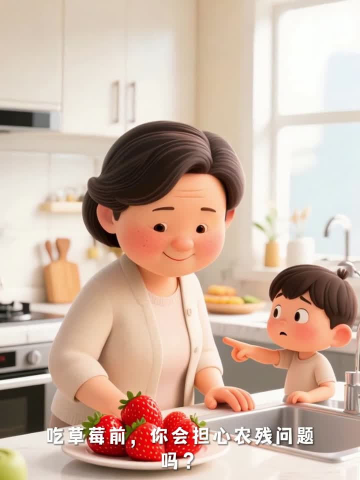 健康科普说:草莓盐水泡 安心吃