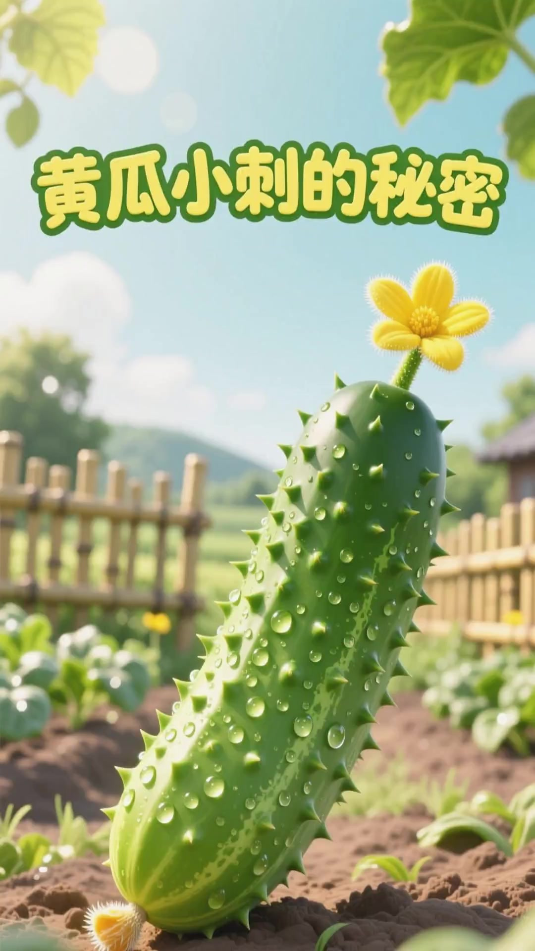 为什么黄瓜会长刺呢？