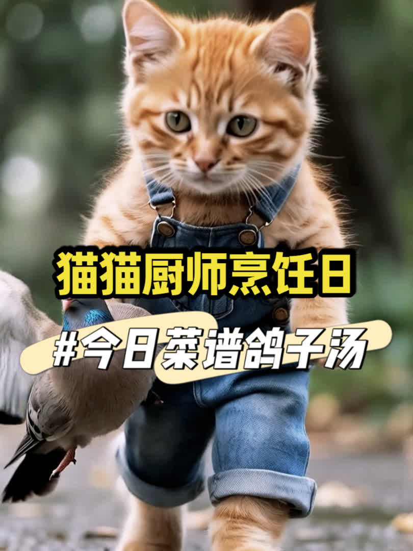 猫猫厨师之今日菜谱鸽子汤