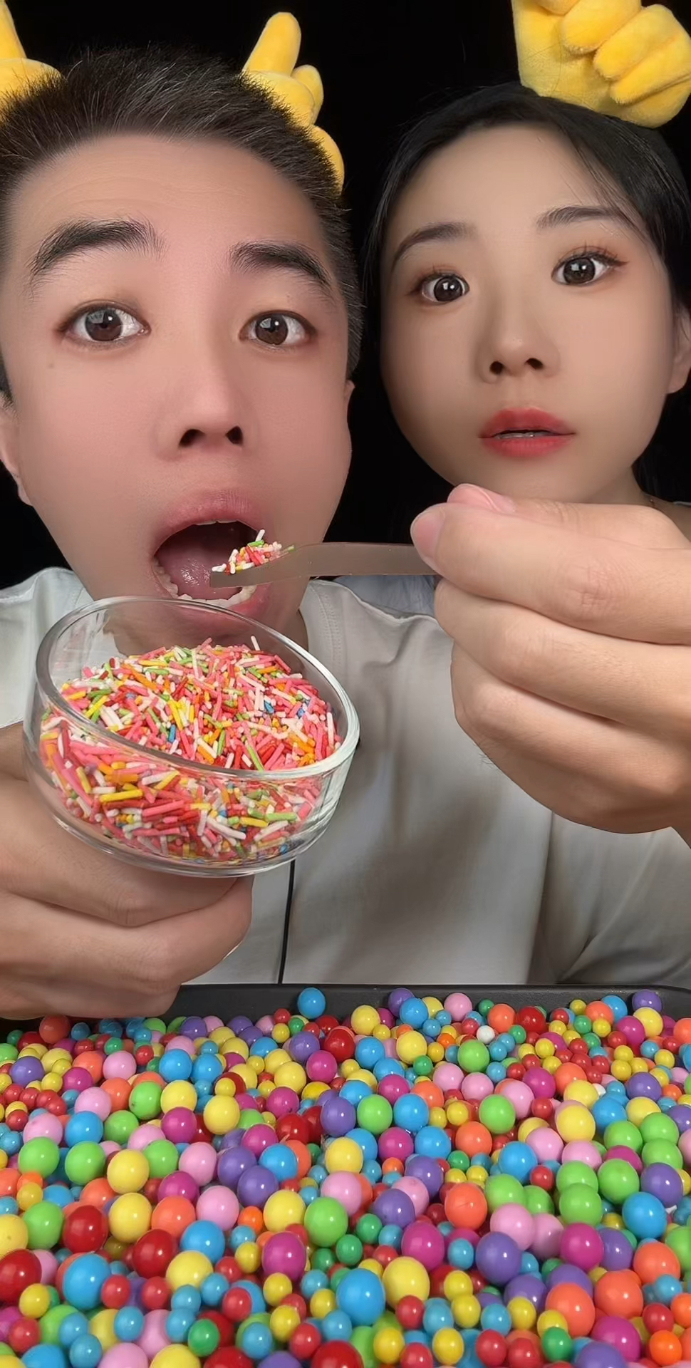 彩针装饰糖果巧克力勺子